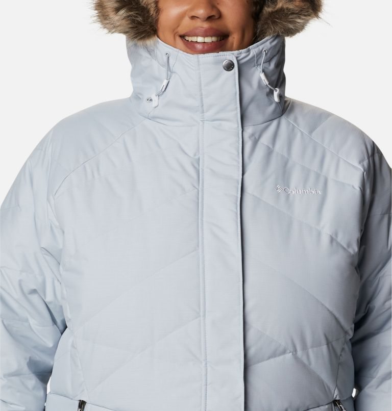 Women's Columbia Lay D Down II Mid Jackets Light Grey | Plus Size CA-HL48A